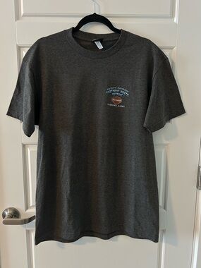 Harley-Davidson Dark Gray Short Sleeve Graphic Tee with Small Chest Logo